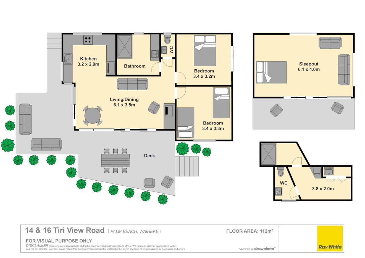 Palm Views - Stay Waiheke Palm Beach Exterior foto